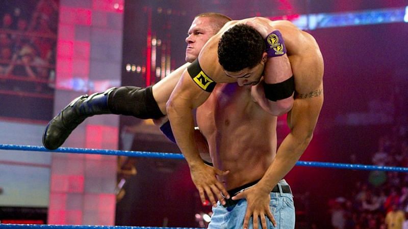 John Cena and David Otunga won the tag team titles