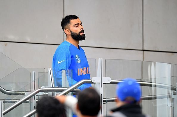Virat Kohli cut a disappointing figure after the World Cup semifinal
