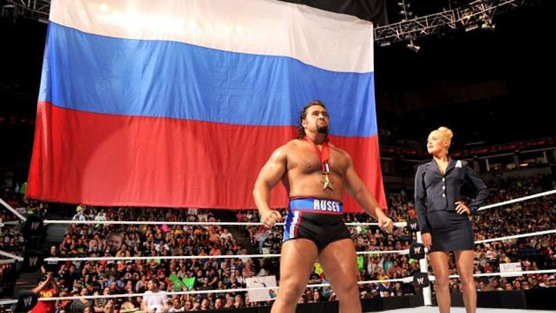 Rusev represented Russia