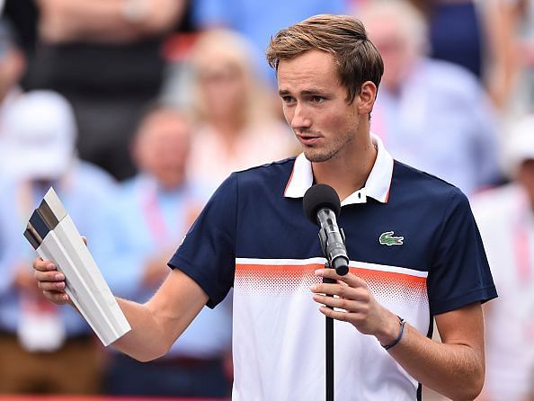 Daniil Medvedev made the finals of the Rogers Cup just last week.