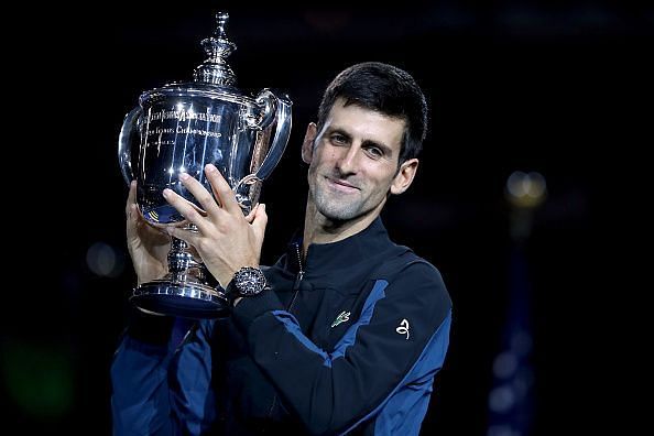 Novak Djokovic lifted his third US Open title in 2018.