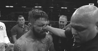 UFC Uruguay: Mike Perry breaks his nose in horrific fashion