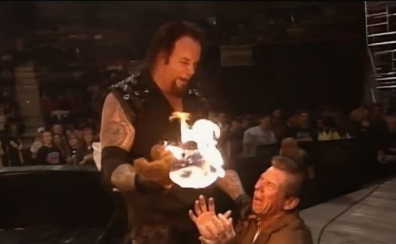 Undertaker and Vince McMahon on an episode of Raw