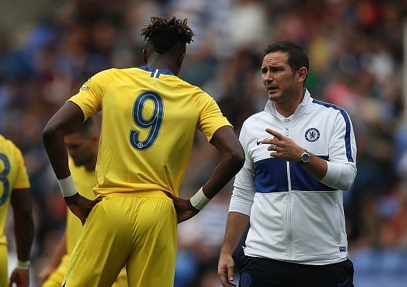 Lampard (right) is still to finalize his starting line-up.
