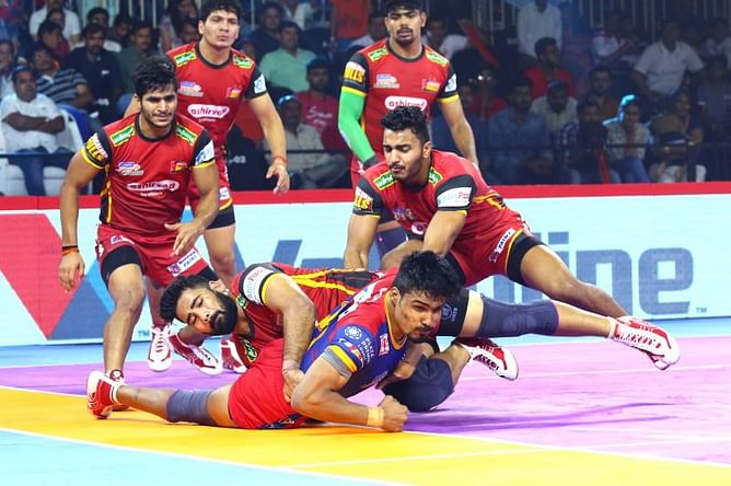 PKL 2019: U.P. Yoddha pick up thrilling 35-33 win over Bengaluru Bulls