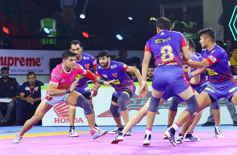 Jaipur lost their very first match of the season to Dabang Delhi in a heated affair
