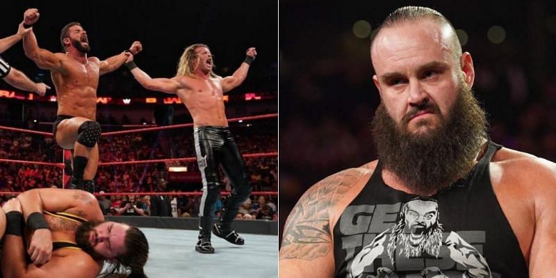 Braun Strowman and Seth Rollins will defend their RAW Tag Team titles against Roode and Ziggler