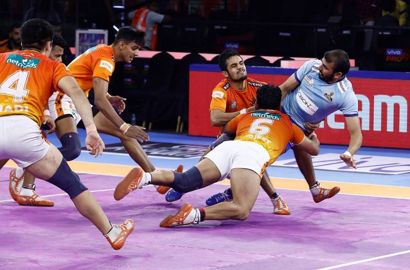 Surjeet Singh was in fine form for Puneri Paltan