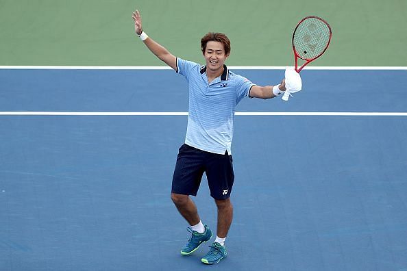 Nishioka rejoices after reaching his first Masters 1000 quarterfinal
