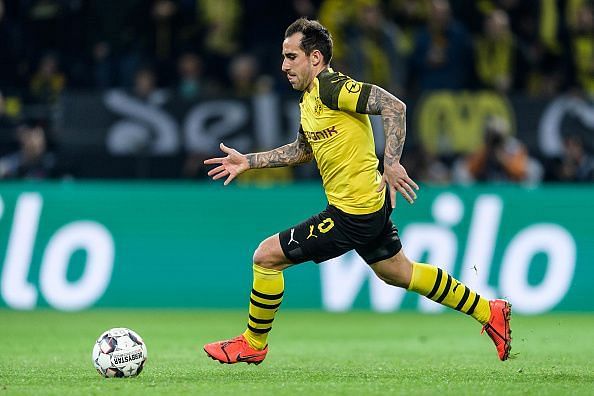 Paco Alcacer&#039;s brace led Dortmund to a commanding win over Augsburg