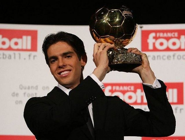 Kaka won the FIFA Ballon d&#039;Or in 2007.