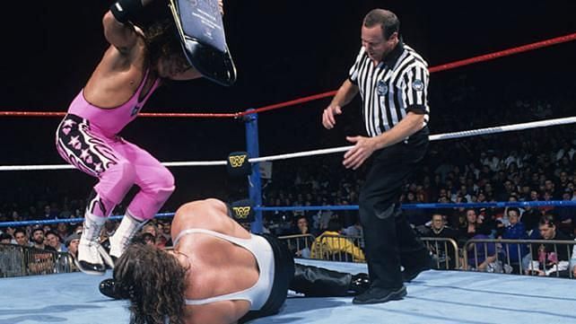 Bret Hart ends Diesel&#039;s 12 month WWE title reign at Survivor Series 1995