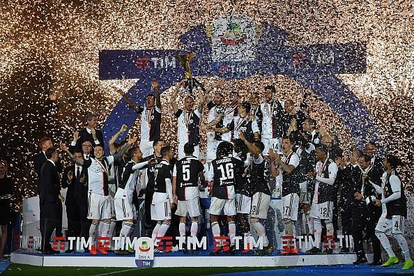 Juventus win Serie A title for ninth consecutive season