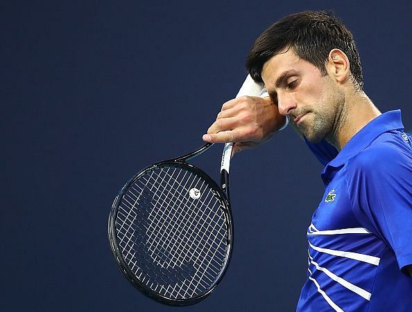 Novak Djokovic lost early in both Indian Wells and Miami this year