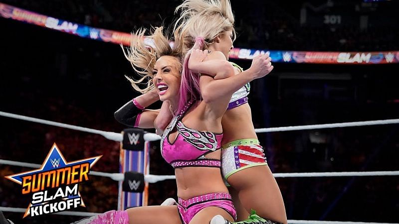 It might have been last minute, but the Women's Tag titles made the pre-show of SummerSlam.
