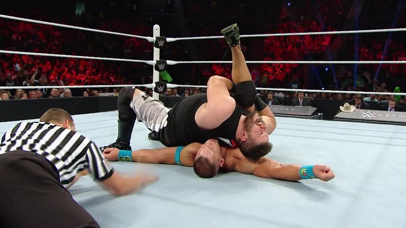 Kevin Owens beat John Cena in his first main roster match