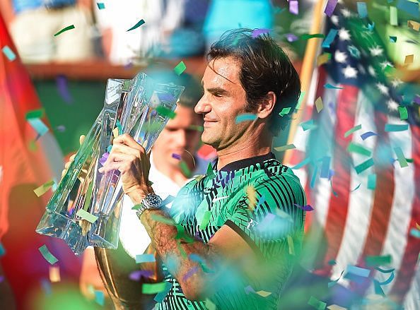 Federer beats compatriot Wawrinka for his fifth Indian Wells title