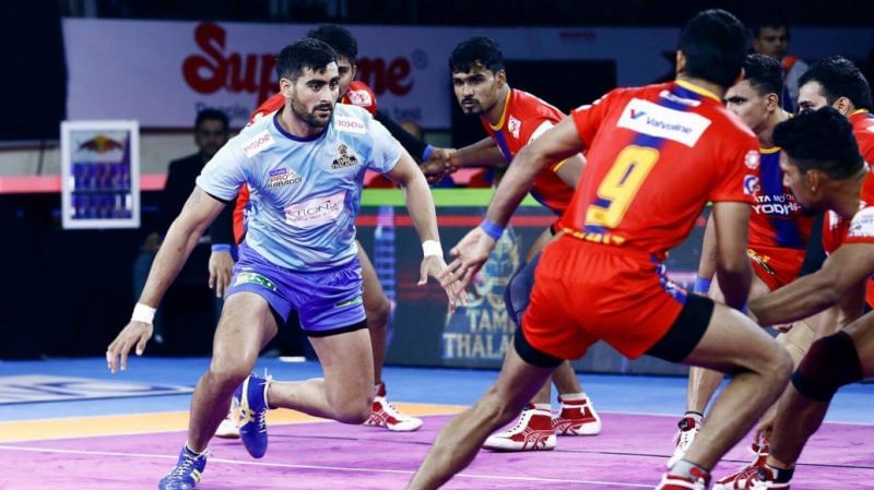 Rahul Chaudhari has emerged as the lead raider for the Thalaivas