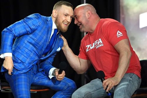 Conor McGregor and Dana White.