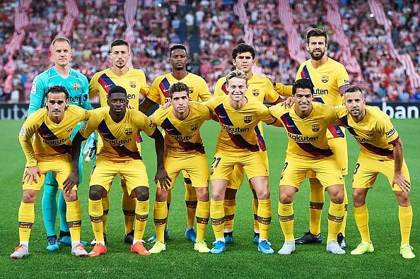 Barcelona suffered a 0-1 reverse at Athletic Bilbao on opening day