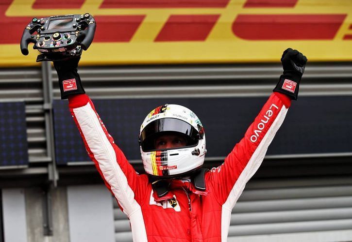 Vettel won his last race in F1 at Spa last year