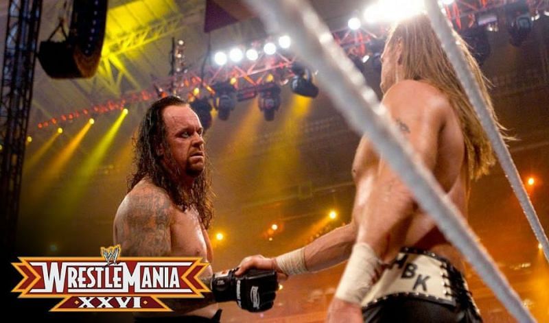 The Deadman retired HBK in 2010, though the pair would face off again eight years later