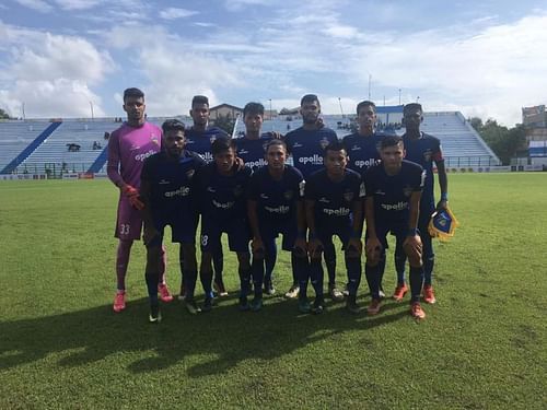 Gokulam Kerala defeated the Chennaiyin FC B team (pictured) 4-0 in the Durand Cup