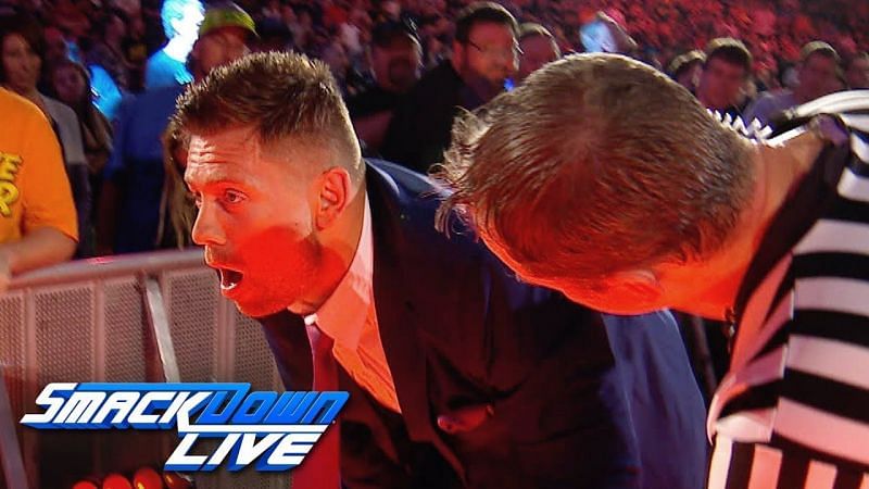 The Miz was left reeling after being attacked by Nakamura on SmackDown Live.