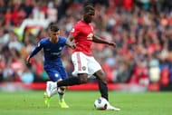 Paul Pogba (R) was impressive in the second half.