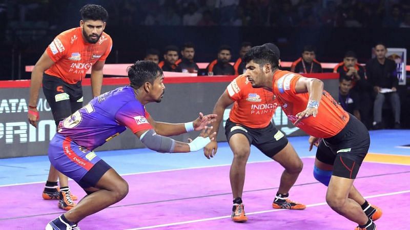 Chandran Ranjit scored 4 points against U Mumba