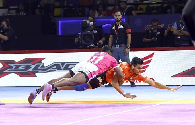 U Mumba annihilated the Pink Panthers with the score 47-21