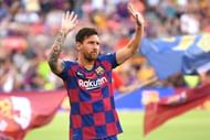 Messi is battling a calf injury