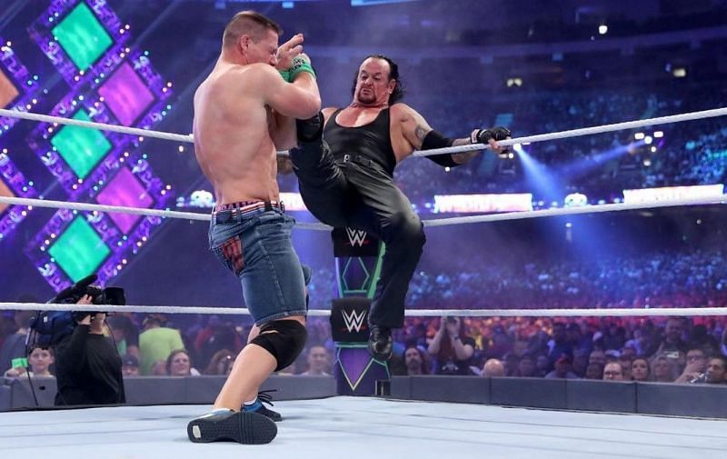 Taker defeats Cena