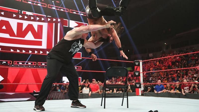 Universal Champion Brock Lesnar punished Seth Rollins on last week&#039;s show.