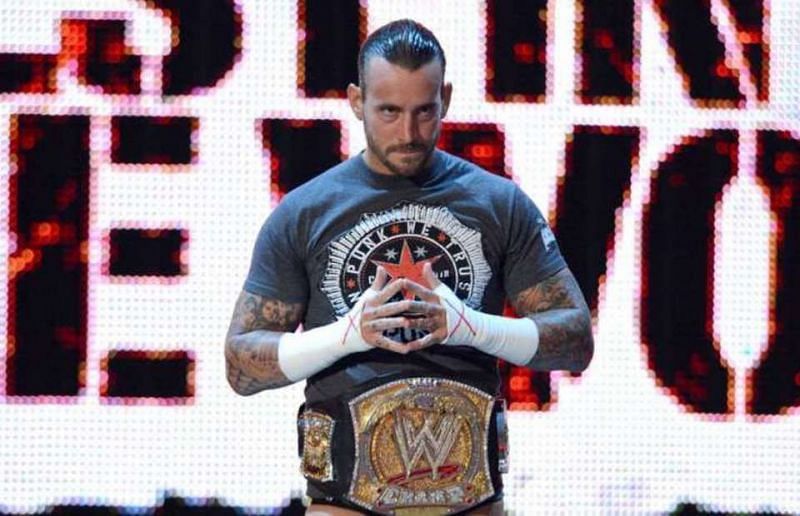 CM Punk as the WWE Champion