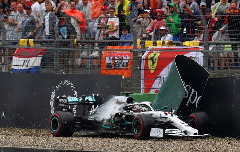 Image result for bottas germany crash