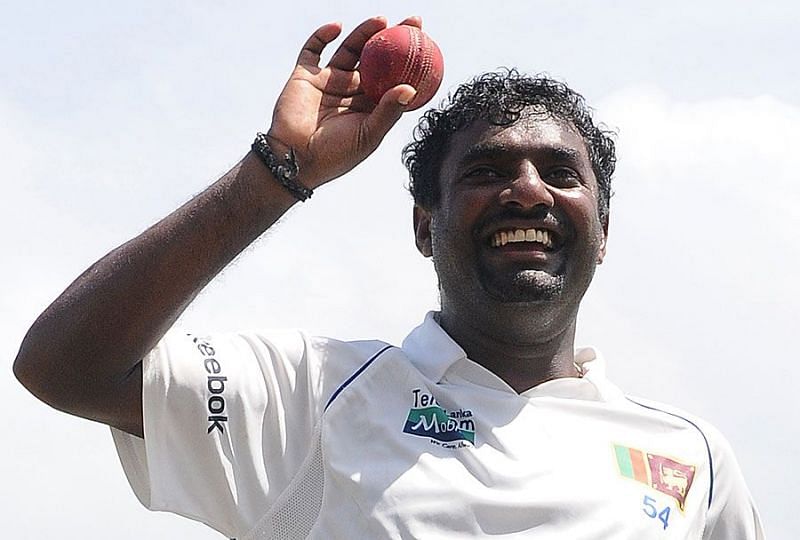 Former Sri Lankan off-break bowler Muttiah Muralitharan.