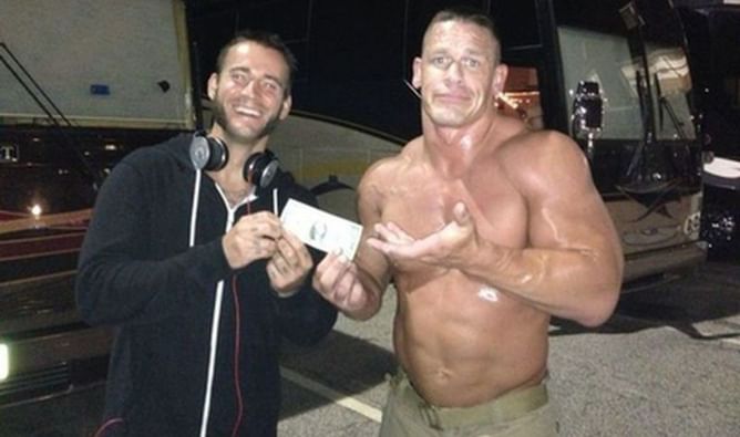 WWE history: CM Punk makes a bet with John Cena after returning to the company