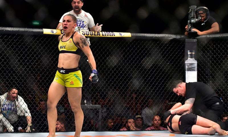 Andrade took her title from Rose Namajunas in May