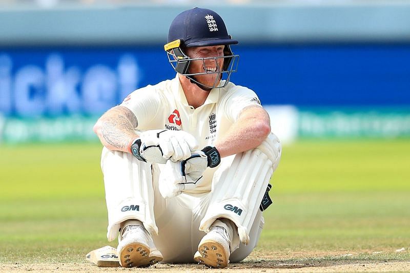 Stokes survives a run out scare as the throw was at the wrong end