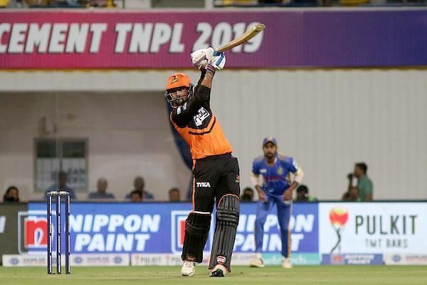 Murali Vijay of Ruby Trichy Warriors scored&Acirc;&nbsp;78 runs of 66 balls against Siechem Madurai Panthers in TNPL 2019