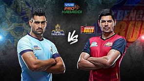 Pro Kabaddi Live Score: Tamil Thalaivas vs. Bengaluru Bulls | Bengaluru Bulls take a 17-10 lead over the Thalaivas | Live Commentary and Match Updates | 17th August 2019