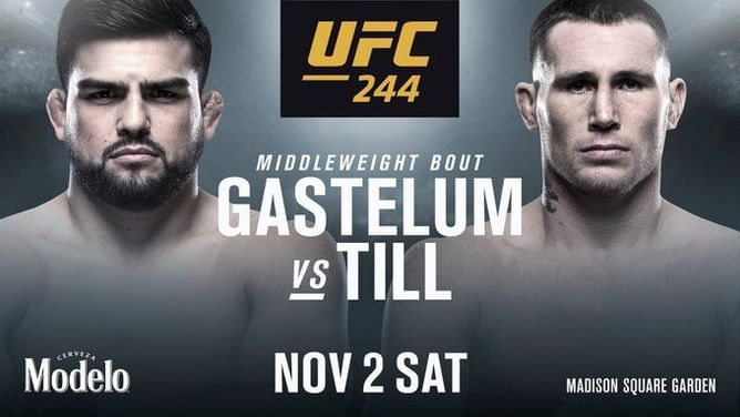 UFC News: Kelvin Gastelum vs Darren Till middleweight bout confirmed for UFC 244