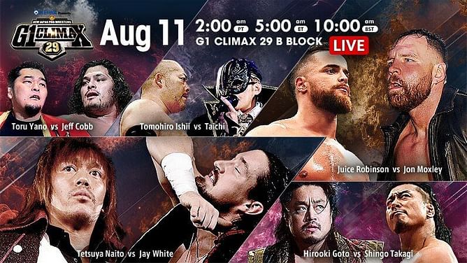NJPW G1 Climax Night 18: Tetsuya Naito Breathes with Jay White's Switchblade