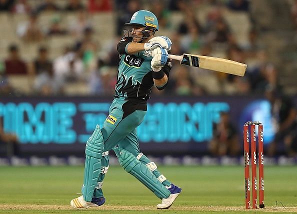 Brendon McCullum played for the Brisbane Heat in the Big Bash League earlier this year