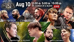 NJPW G1 Climax Night 17: Okada & Ibushi's Epic Clash