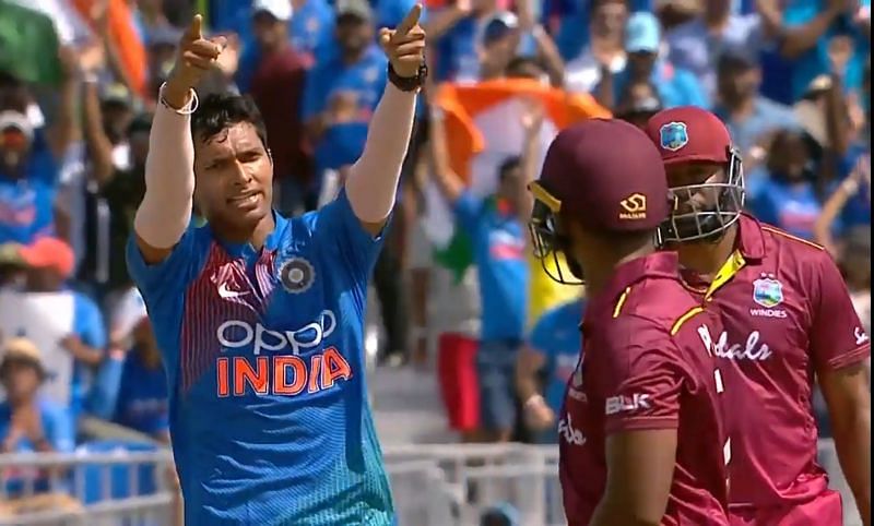 India vs west indies 1st t20 - Navdeep saini