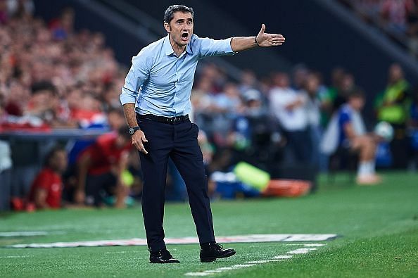 CurreBarca coach Ernesto Valverde.