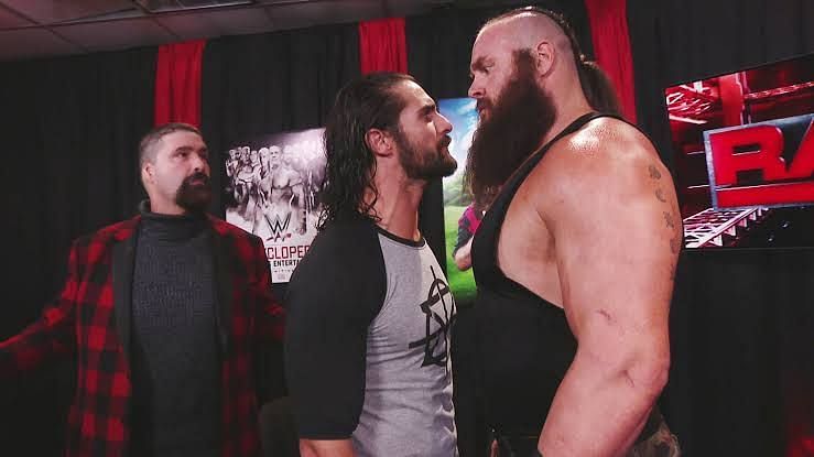 Rollins and Strowman