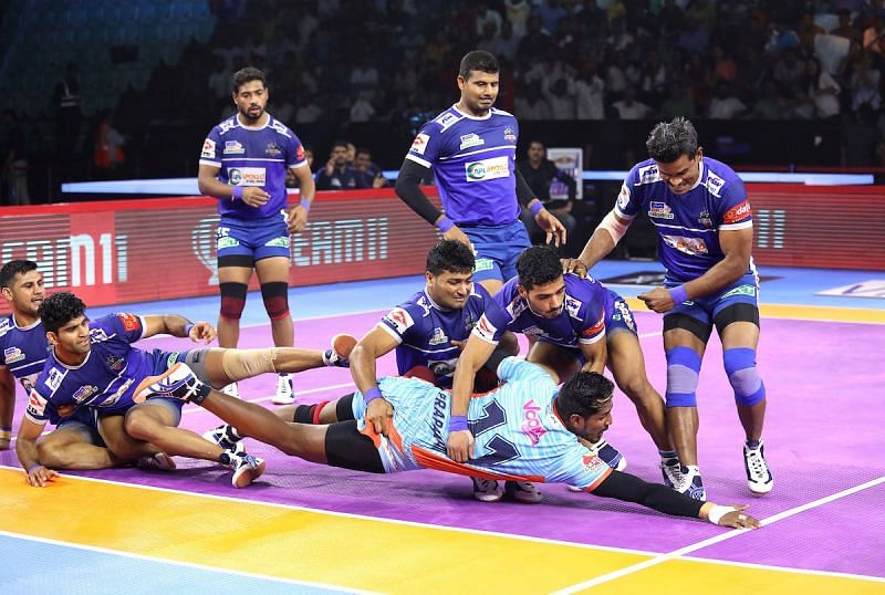 The Haryana Steelers put up a collective effort to down the Bengal Warriors
